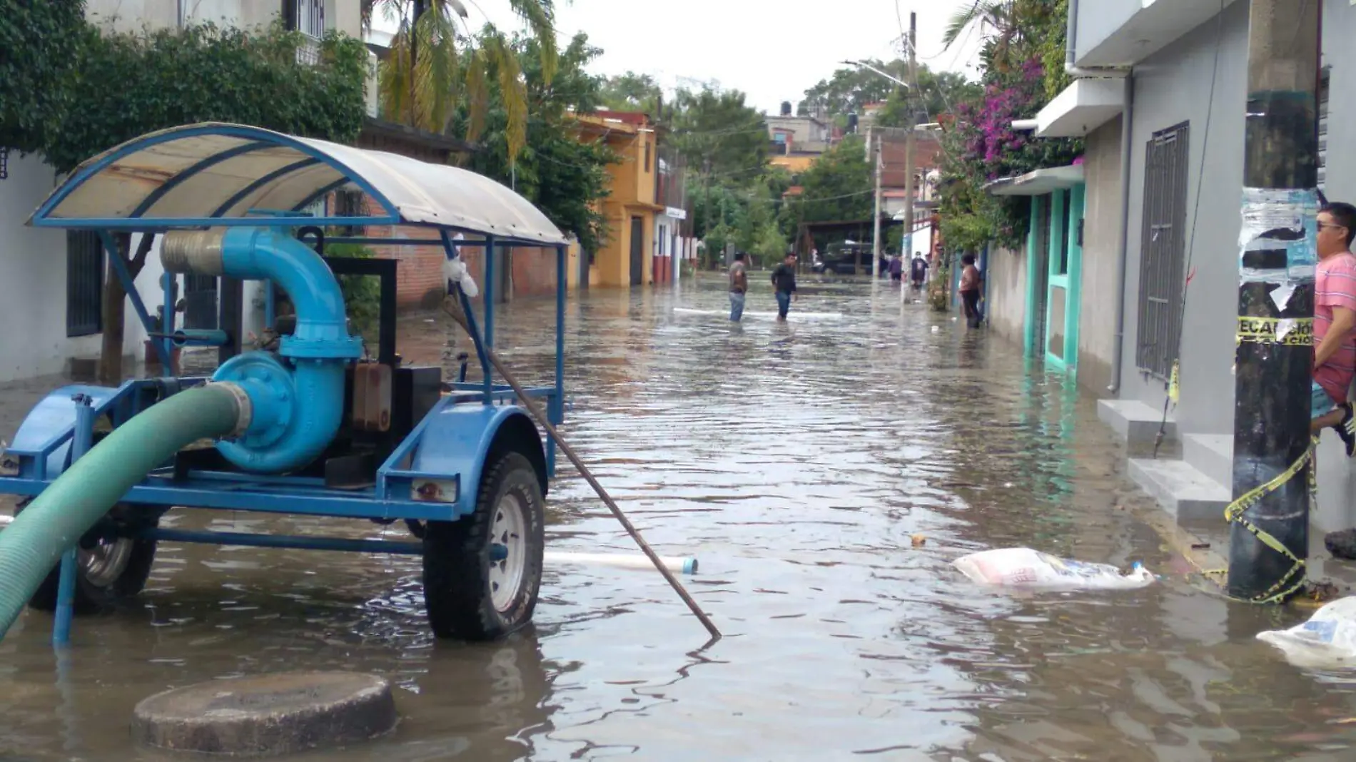 Fuertes lluvias provocan inundaciones en municipios de Morelos